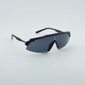 NIKE MARQUEE FN0301 021 Sunglasses Black Shield Frame, Grey Lenses